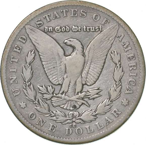 1879-CC Morgan Silver Dollar Capped