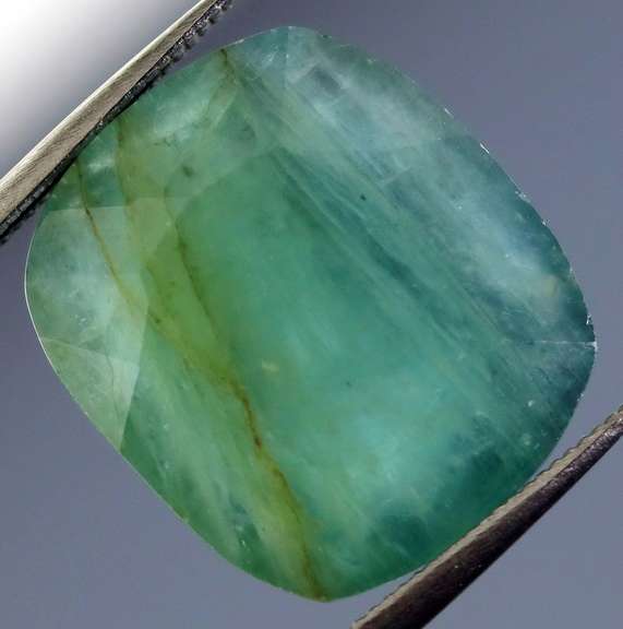 Rare 11.11ct sea green unheated Grandidierite