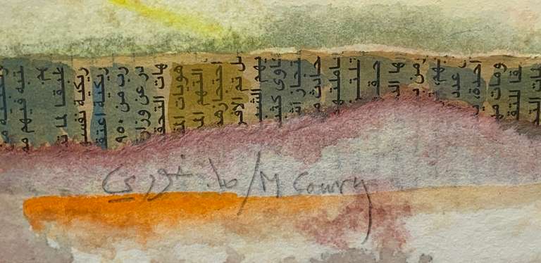 M. Coury Mixed Media Collage