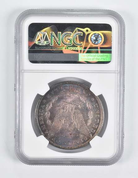 MS62 1880 Morgan Silver Dollar NGC