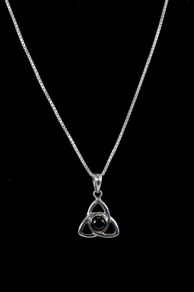 Sterling Silver Black Onyx Pendant