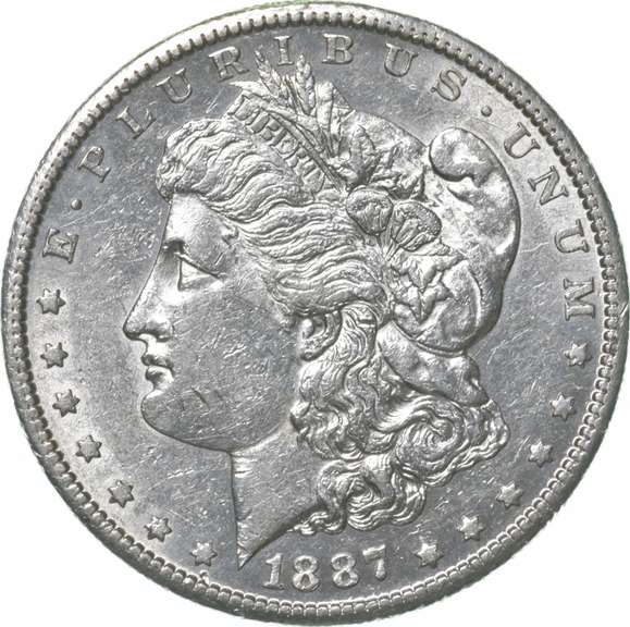 1887-S Morgan Silver Dollar