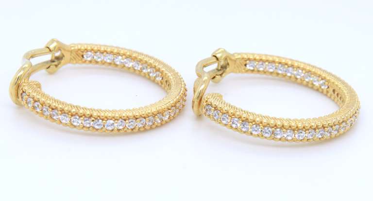 Judith Ripka Cubic Zirconia Earrings