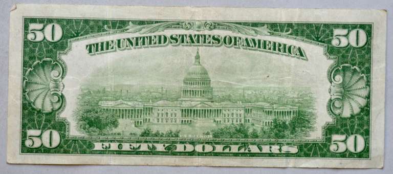 1934 Series $50 Fed Reserve Note