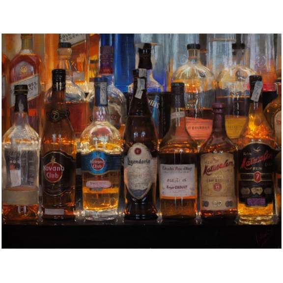 Bottles the Illuminate the Night