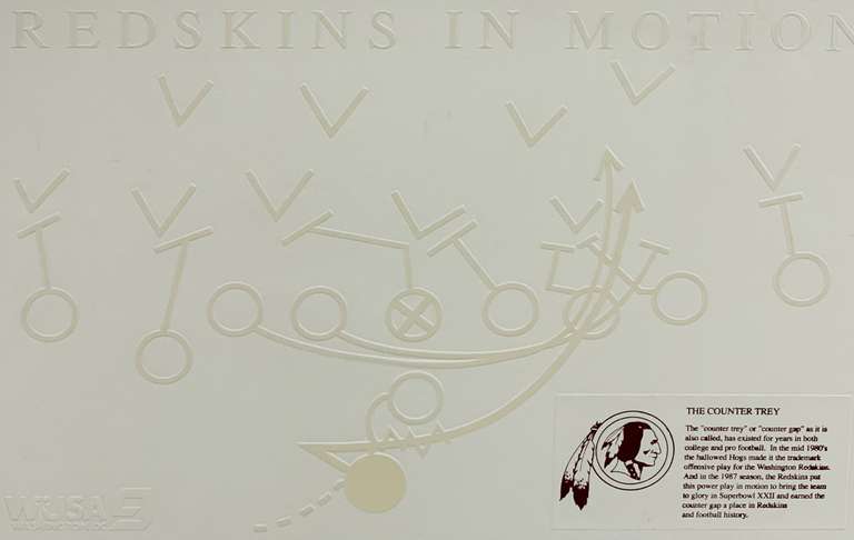 Redskins in Motion Print