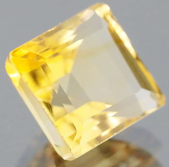 Marvelous 10.73ct modified princess cut Citrine