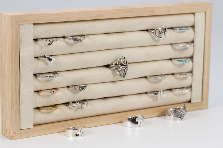 .925 Sterling Silver Curated Ring Set Lot of 20 Rings