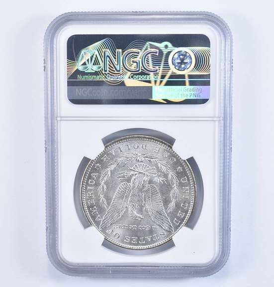 MS63* 1896 Morgan Silver Dollar - Graded NGC