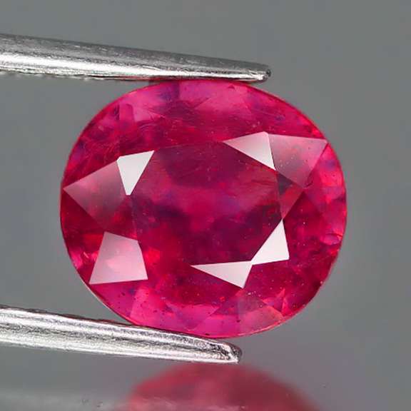 Stunning 3.58ct reddish pink Ruby