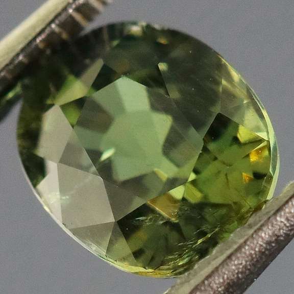 Tremendous 1.24ct unheated hunter green Sapphire
