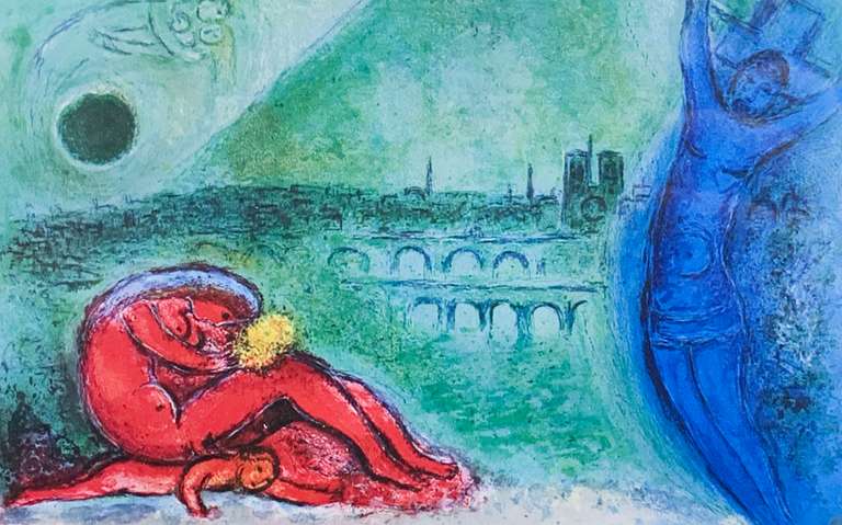 Marc Chagall Print Decorative Art