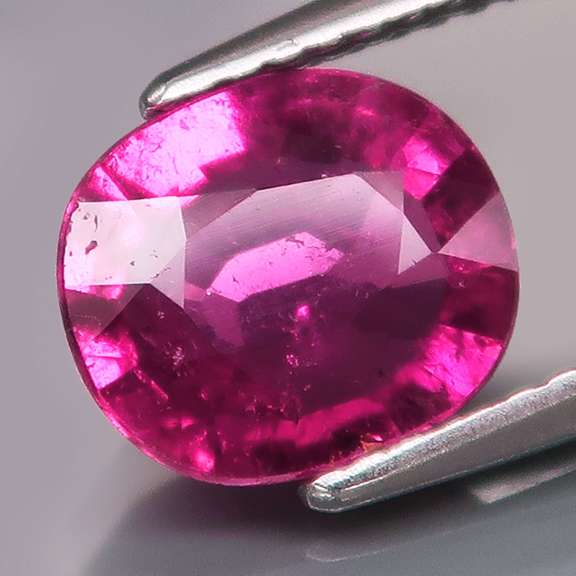 Top color 1.57ct hot pink Tourmaline