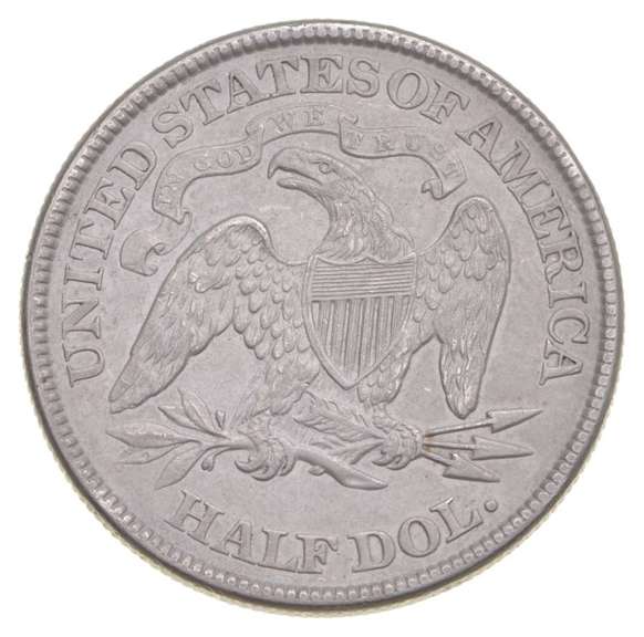 1874 Seated Liberty Half Dollar
