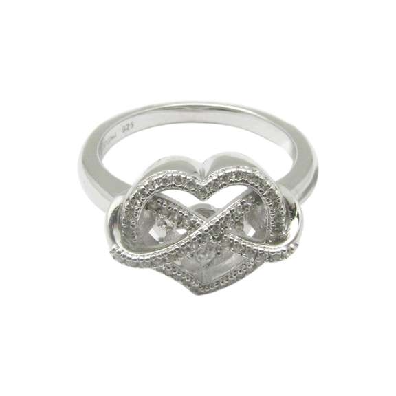 Infinity Love Dancing stone Ring