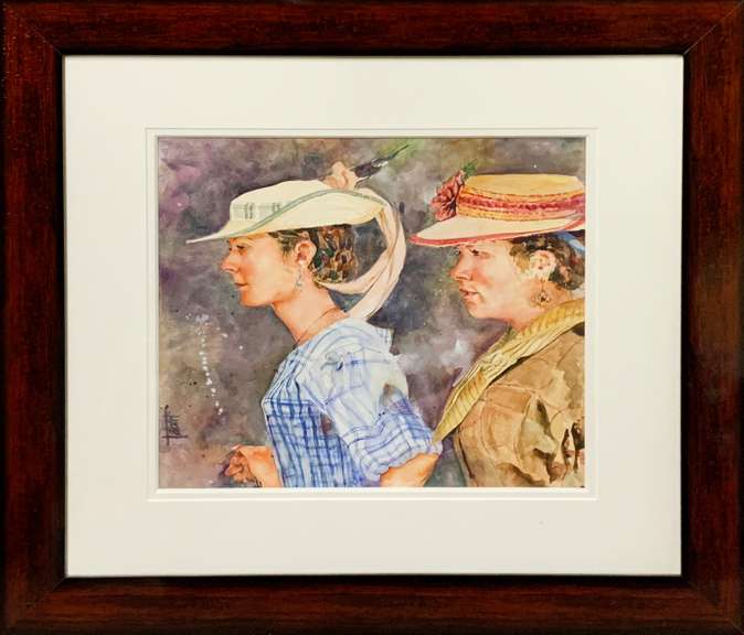 Robert Talbert Matted Watercolor