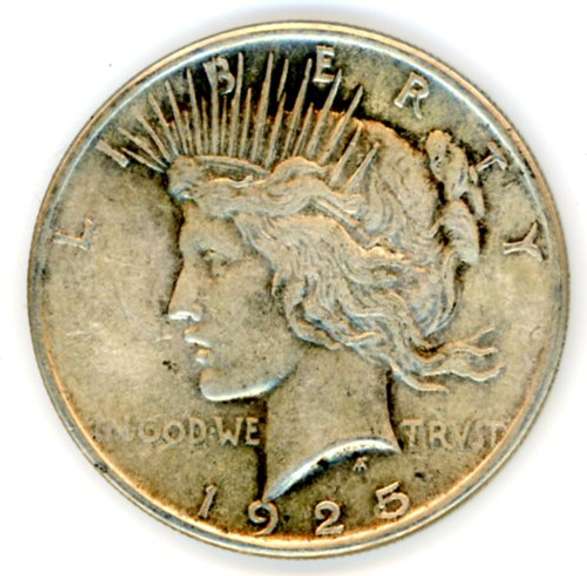 1925 Peace Silver Dollar
