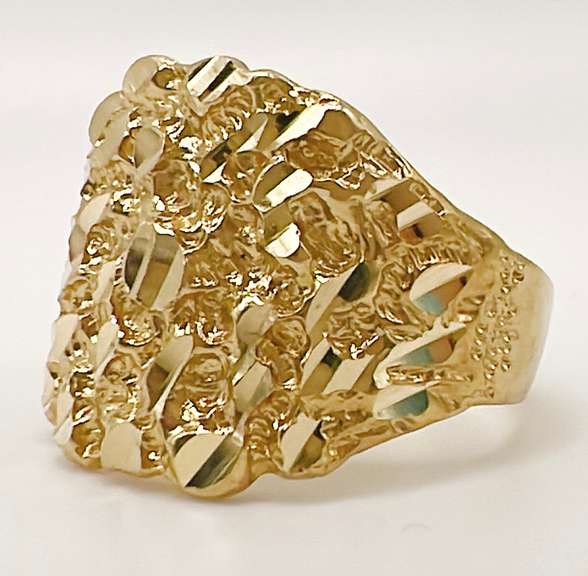 Men's 14kt Solid Yellow Gold Ring