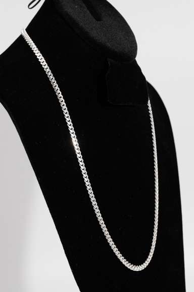 .925 Sterling Silver 5mm Miami Cuban Link Chain 24 Inches