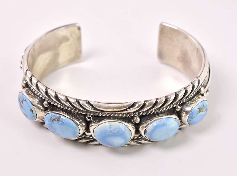 Sleeping Beauty Turquoise Bangle Bracelet