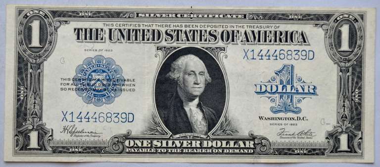 $1 1922 Series Silver Certificate