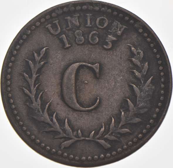 1865 Charnley Oranges Civil War Token RI 700C