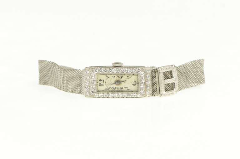 1.50 Ctw Art Deco J.E. Caldwell & Co. Diamond Women's Watch