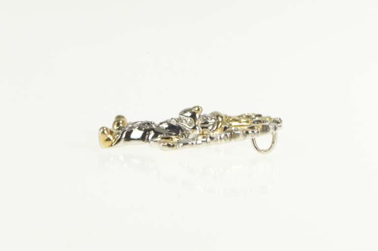 Sterling Silver Disney Mickey Mouse Sorcerer's Apprentice Pendant