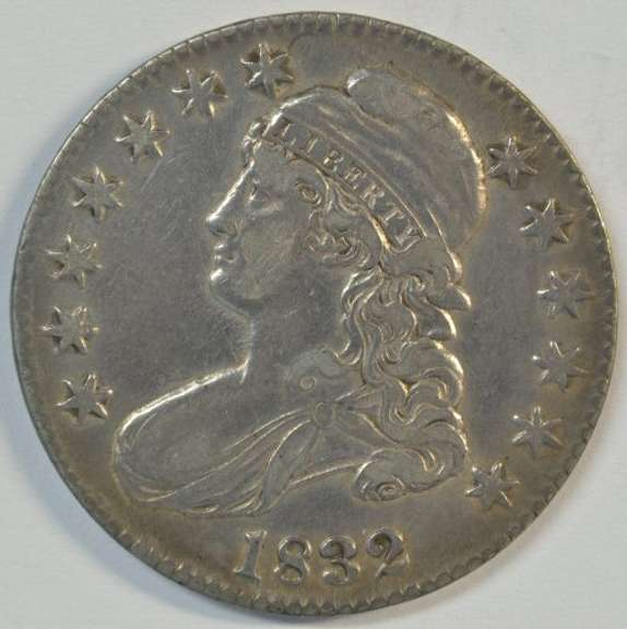 Very sharp 1832 Capped Bust Half Dollar