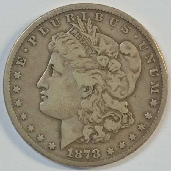 Very sharp 1878-CC Morgan Silver Dollar. Nice key date