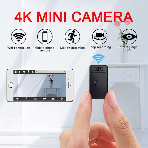 4K Mini Camera WiFi Smart Wireless Camcorder