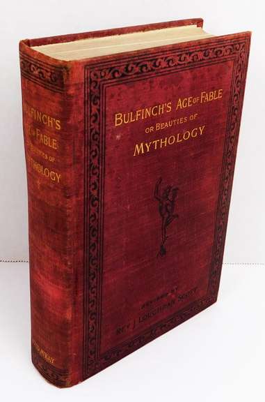1898 Beauties of Mythology Antique Book