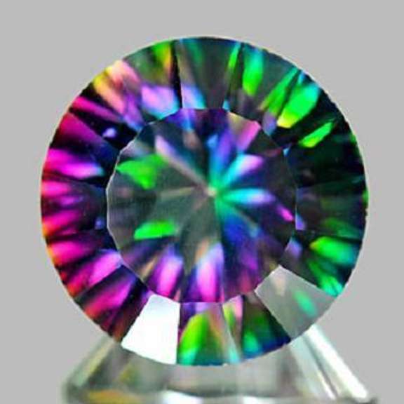 6MM ROUND MYSTIC TOPAZ LOOSE GEMSTONE