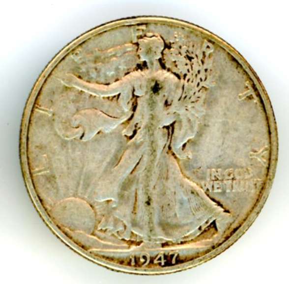1947-D Walking Liberty Half Dollar