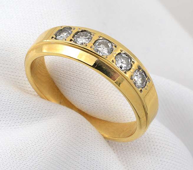 Classic Unisex 1/2 Ct.T.W.  Diamond Band