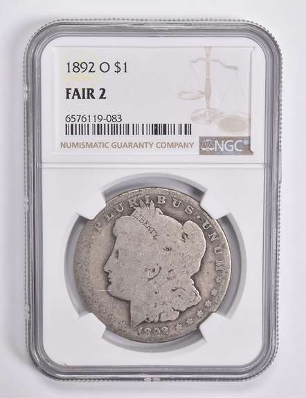 FAIR 2 1892-O Morgan Silver Dollar NGC Lowball Low Ball
