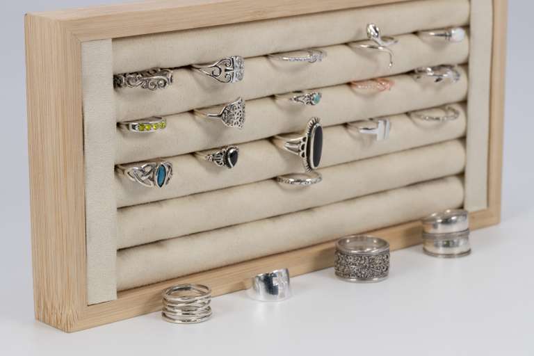 .925 Sterling Silver Curated Ring Set Lot of 20 Rings