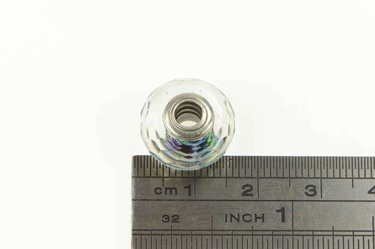 Sterling Silver Pandora Sea Glass Murano Designer Charm/Pendant