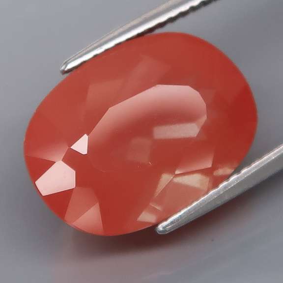 Large collectors 9.22ct blood orange Andesine Labradorite