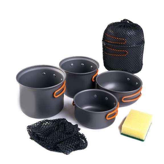 Ultralight Camping Cookware Utensils Four Combination