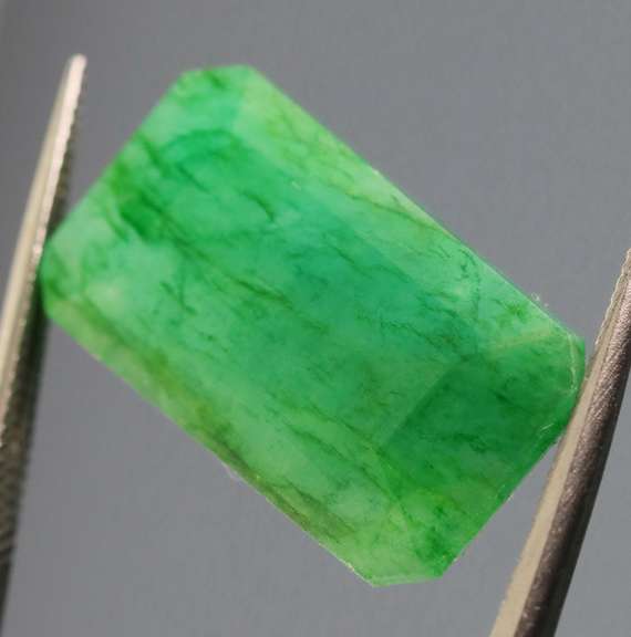 Substantial 11.37ct rich forest green Zambian Emerald
