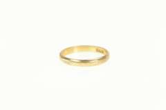 10K Yellow Gold 1.9mm Baby Band Childs Simple Retro Ring