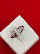 CERTIFIED BRAND NEW LADIES PLATINUM AND DIAMOND ENGAGEMENT RING