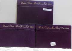 3 Sets: 1990 PRF Sets, the US Mint is now charging $32. ea for current non-Silver PRF Sets