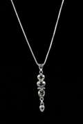Sterling Silver Green Amethyst Pendant