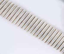 Robert Lee Morris Wide Link Sterling Silver Bracelet