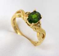 Pleasing Green Tourmaline Ring