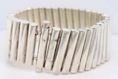 Robert Lee Morris Wide Link Sterling Silver Bracelet