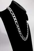 Sterling Silver 12.5mm Figaro Link Chain 20 Inch