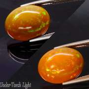 Gorgeous 5.72ct semi black Welo Opal